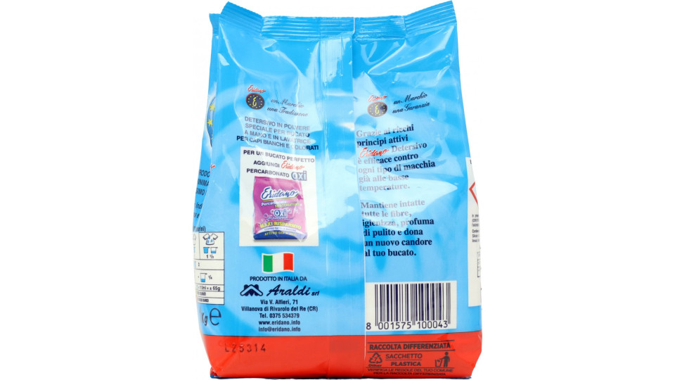 Eridano detersivo sacchetto kg.1 15 misurini
