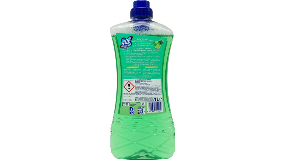 Ace Pavimenti Igienizzante Lime e Menta Piperita Senza...