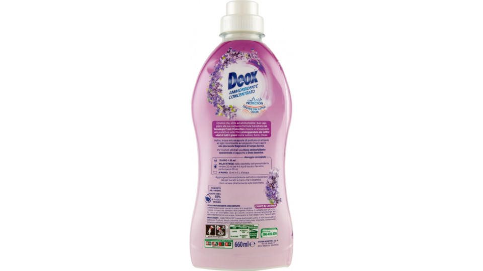 Deox, Ammorbidente Concentrato Lavatrice, Campo di Lavanda, 33...