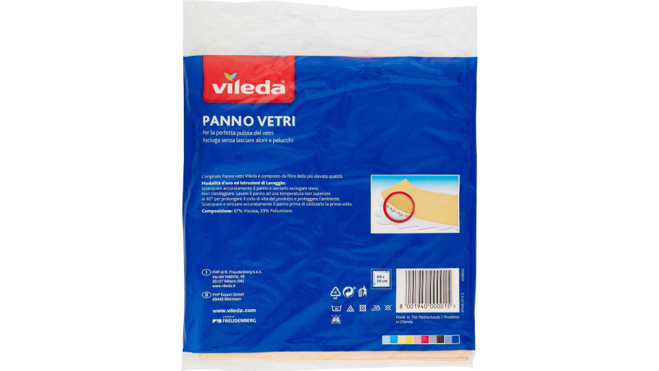 Vileda Vetri - panno ideale per la perfetta pulizia, senza...