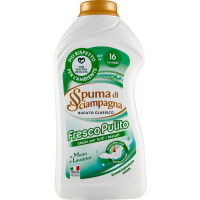 Spuma di Sciampagna Fresco Pulito Bucato Classico 800 ml.