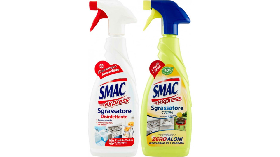 Smac sgrassatore cuinca-disinfettante ml.650 assortiti