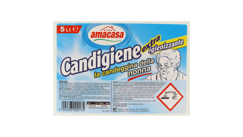 Amacasa candeggina della nonna lt.5