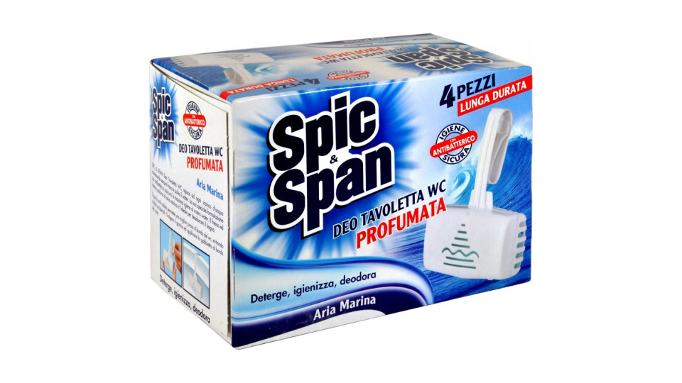 Spic&Span tavoletta wc aria marina x4