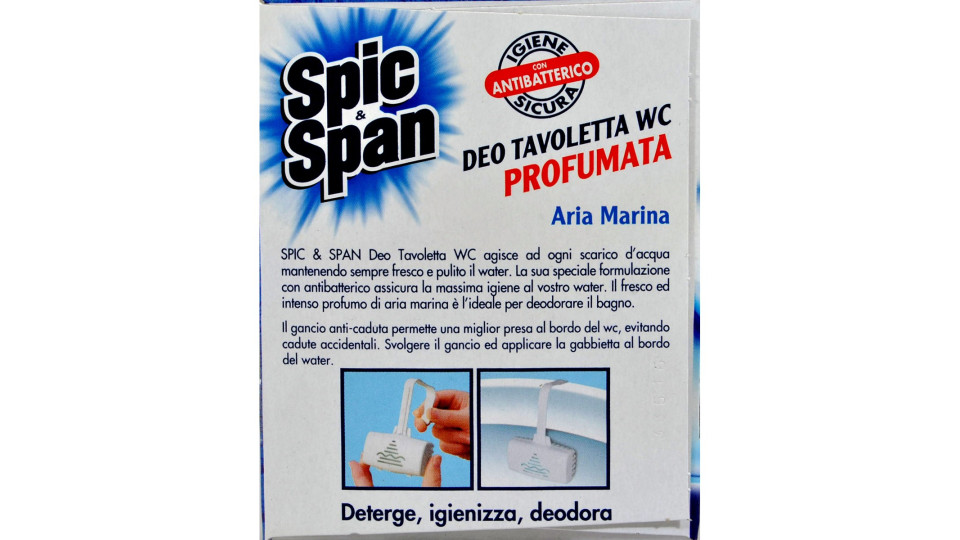 Spic&Span tavoletta wc aria marina x4