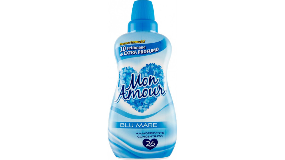 Felce Azzurra Mon Amour Blu Mare Ammorbidente Concentrato 650 ml.