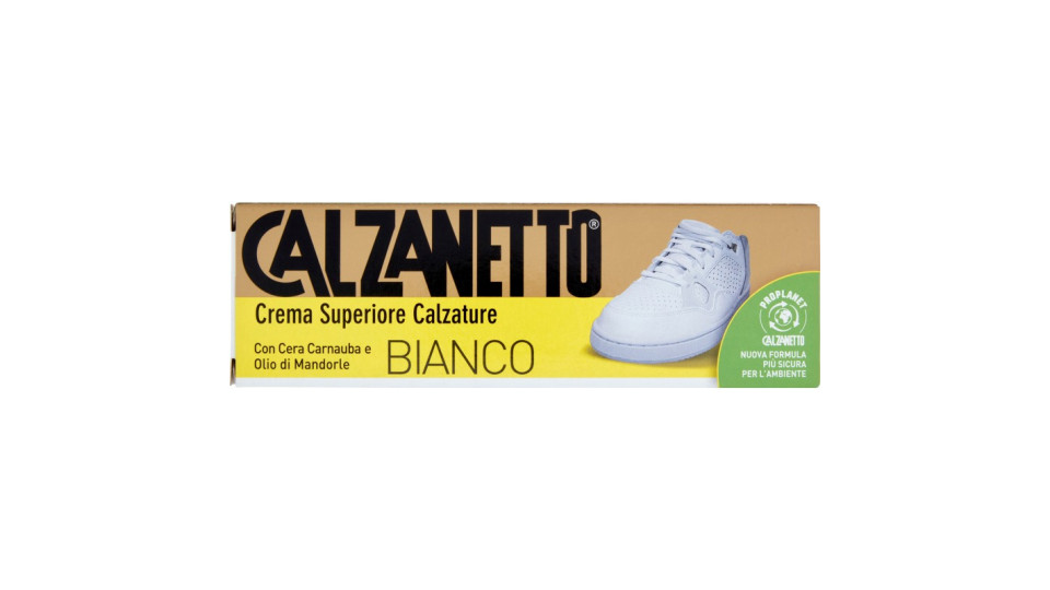 Calzanetto Crema Superiore Calzature Bianco 50 ml