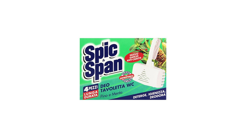Spic&Span tavoletta wc aria di bosco x4