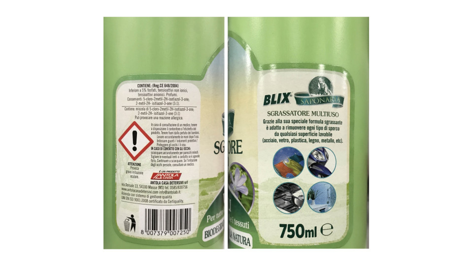 Antola blix saponaria sgrassatore - ml.750