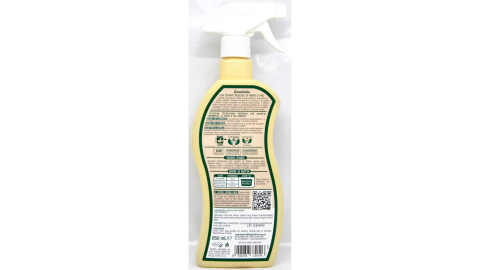 Lavanderina anticalcare multisuperficie fresco profumo bio ml.650