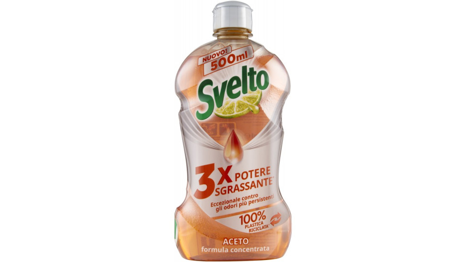 Svelto Aceto formula concentrata detersivo piatti 500 ml