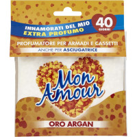 Mon Amour Profumatore per Armadi e Cassetti Oro e Argan 12 gr.