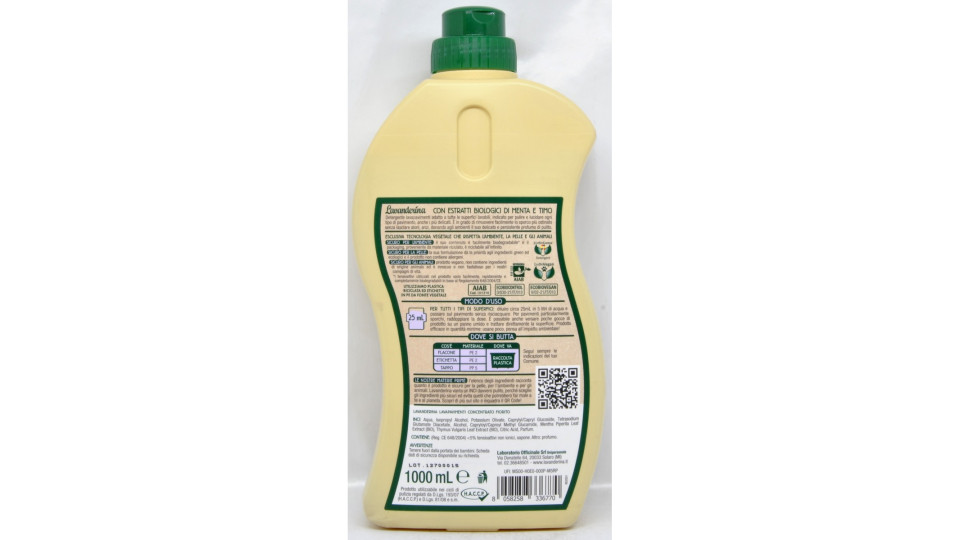 Lavanderina lavapavimento concentrato fiorito bio lt.1