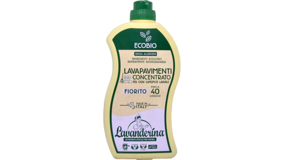 Lavanderina lavapavimento concentrato fiorito bio lt.1