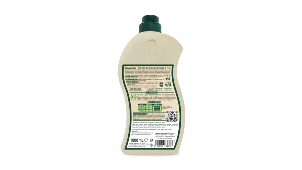 Lavanderina lavapavimenti concentrato freschezza verde lt.1