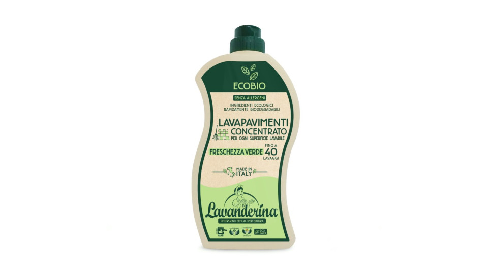 Lavanderina lavapavimenti concentrato freschezza verde lt.1