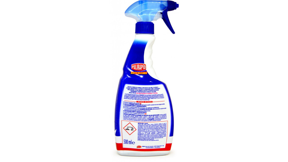 Pulirapid AntiCalcare spray 500 ml.