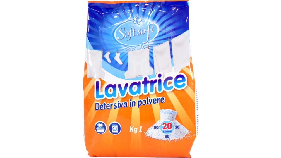 Soft Soft detersivo in polvere bianchi e colorati 18 misurini