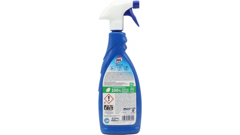 Smac Express Igienizzante Bagno Spray, Tecnologia Zero Aloni,...