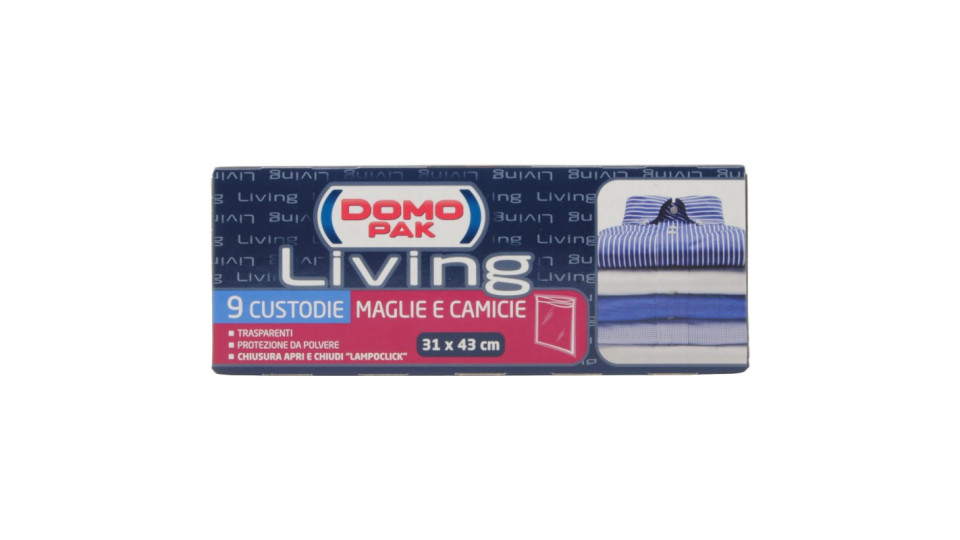Domopak custodie maglie e camicie cm.31x43 pz.9