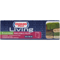 Domopak Custodie Maglioni Felpe cm.43x50 pz.5