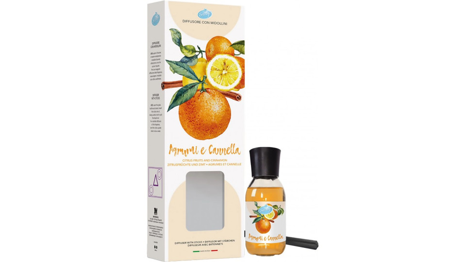 Soft Soft diffusore agrumi e cannella ml.125