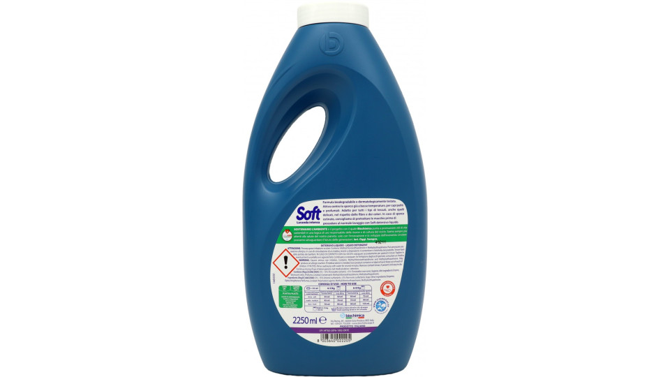 Soft detersivo lavanda 45 lavaggi - lt.2.5
