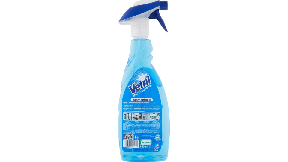 Vetril ammoniaca spray blu - ml.650