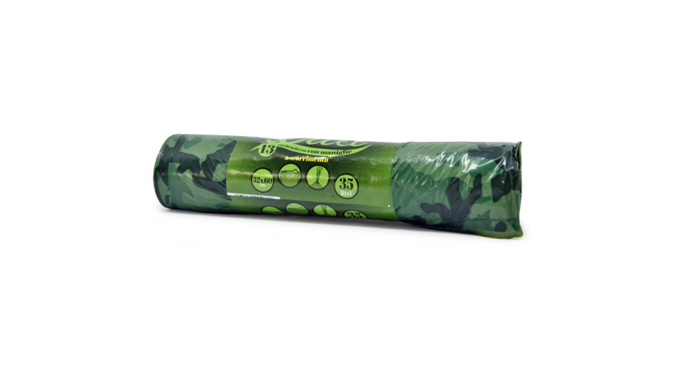 Frio sacchetti nettezza urbana wild verde cm.52x60 x13