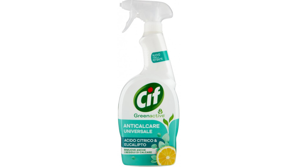 Cif Greenactive Anticalcare Universale Acido Citrico &...