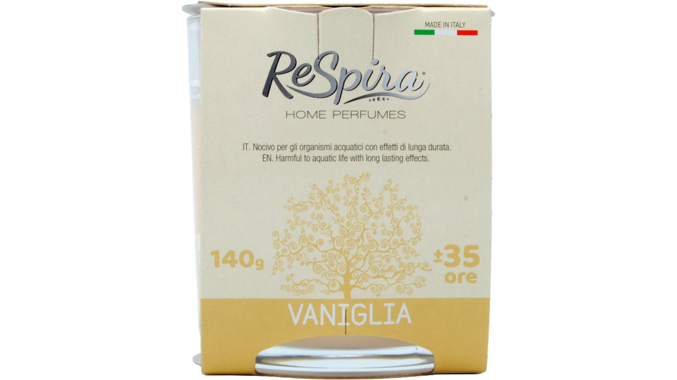 Respira candela profumata alla vaniglia gr.330
