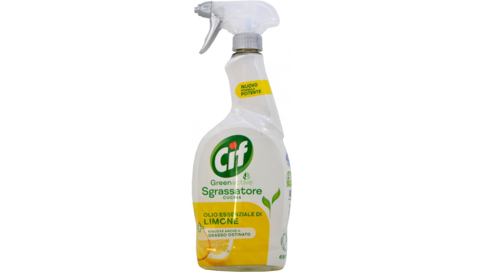 Cif spray sgrassatore limone green ml.650