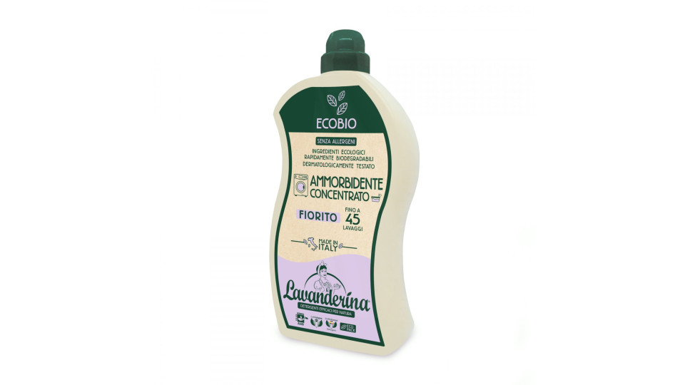 Lavanderina ammorbidente fiorito bio 45 lavaggi ml.900