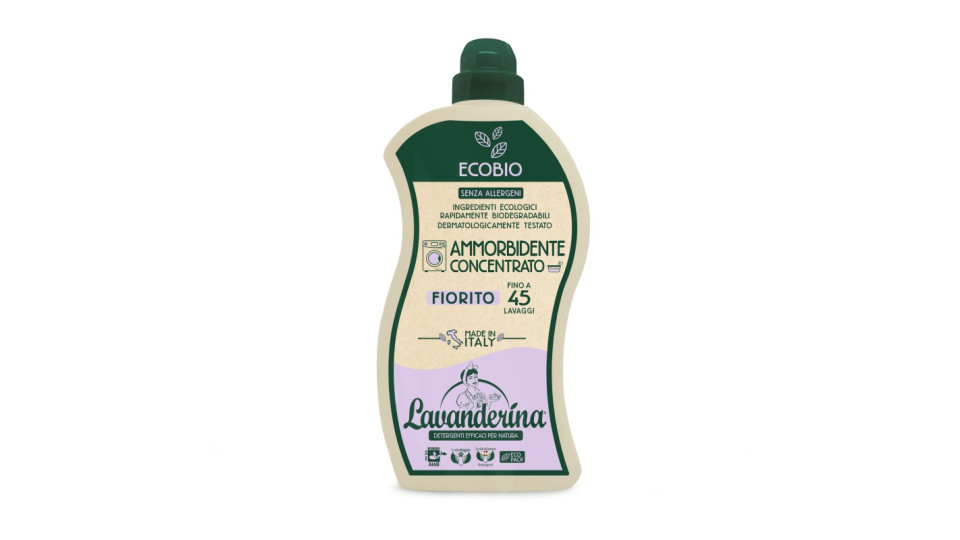 Lavanderina ammorbidente fiorito bio 45 lavaggi ml.900