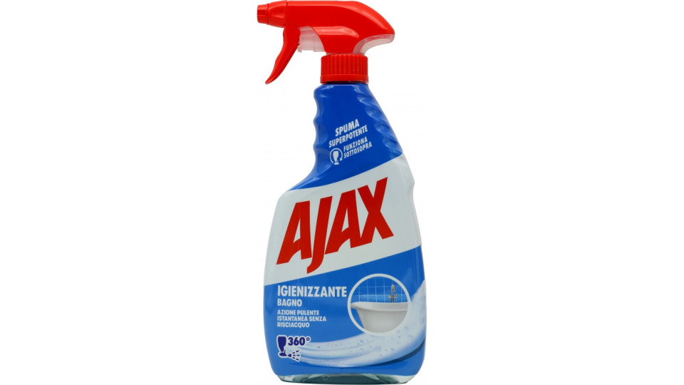 Ajax detersivo spray bagno splendente 600 ml
