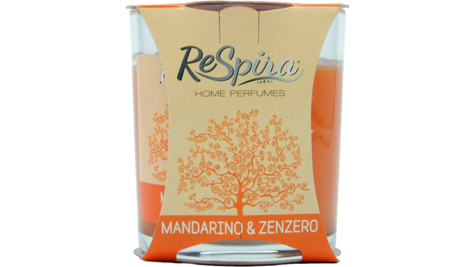 Respira candela profumata al mandarino e zenzero gr.330