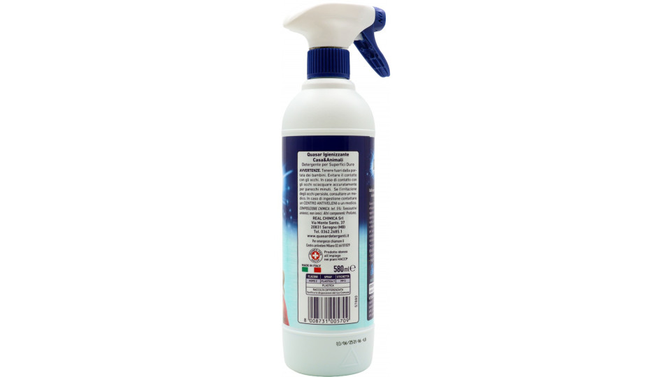 Quasar Igienizzante Casa & Animali 580 ml