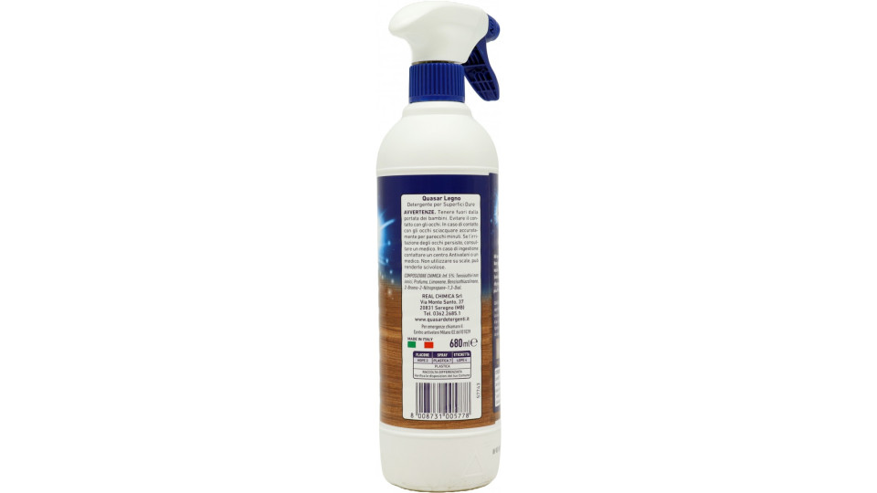 Quasar Legno con Cera d'Api 680 ml