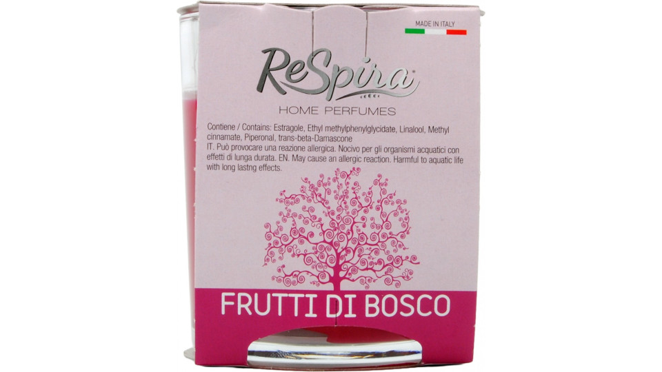 Respira candela profumata ai frutti di bosco gr.330