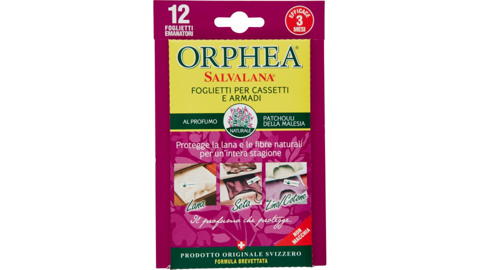 Orphea foglietti patchouli x12