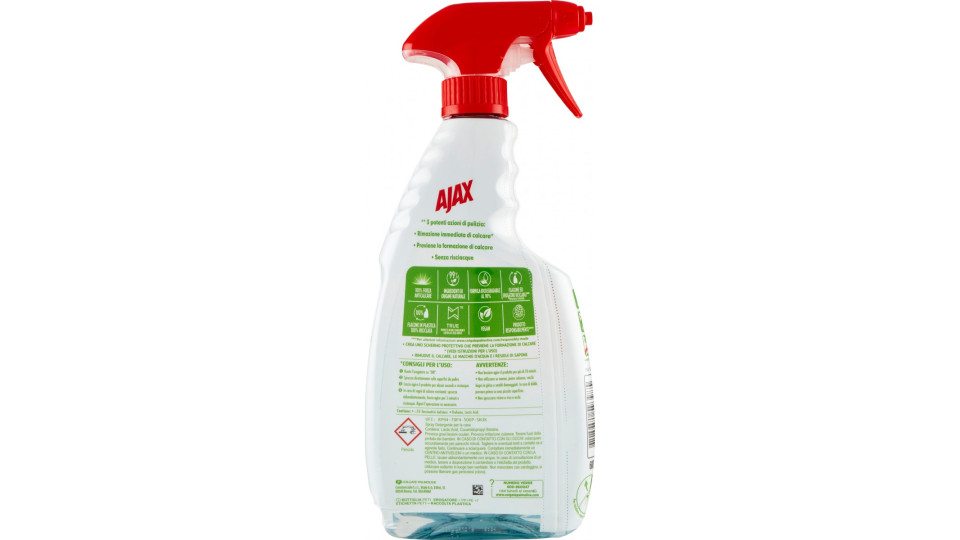 Ajax detersivo spray Shower Power anticalcare per doccia 600 ml