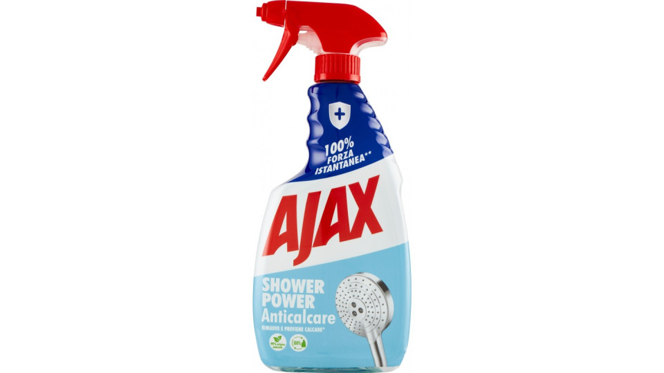 Ajax detersivo spray Shower Power anticalcare per doccia 600 ml