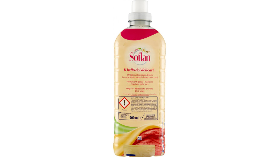 Soflan detersivo liquido Vaniglia per lana, seta, sintetici...