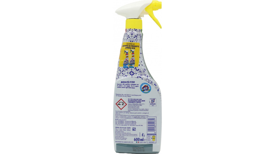 Ace Sgrassatore Cucina Limone e Bergamotto Senza Candeggina...