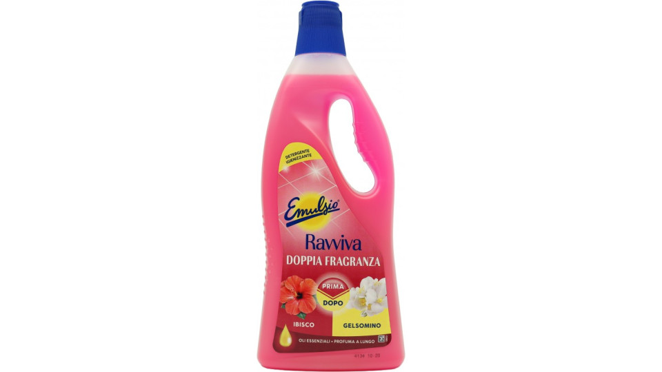 Emulsio Ravviva Doppia Fragranza Ibisco Gelsomino Detergente...