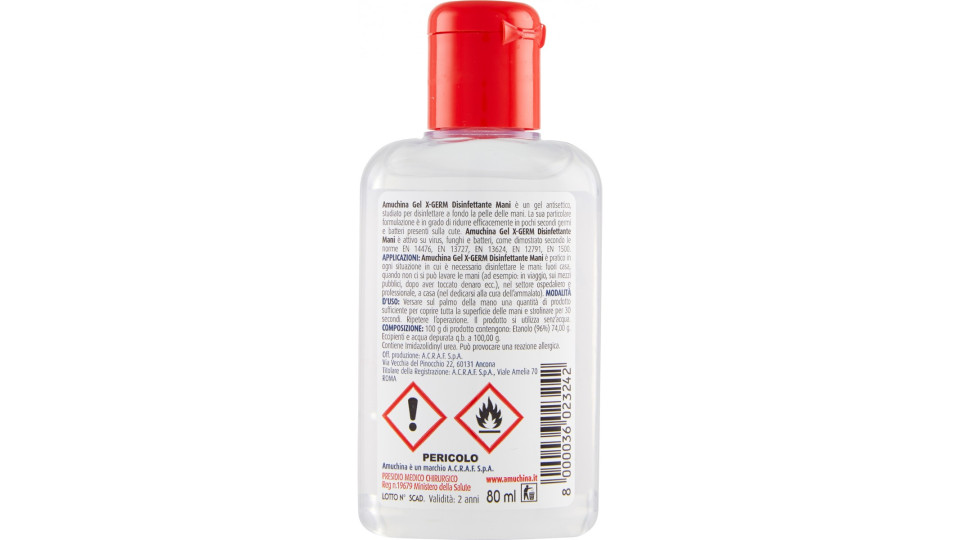 Amuchina Gel Xgerm Disinfettante Mani 80 ml