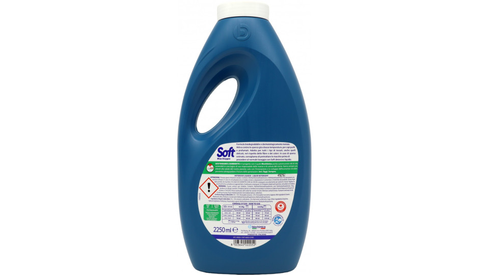 Soft lavatrice blue oxygen 50 lavaggi lt.2,25