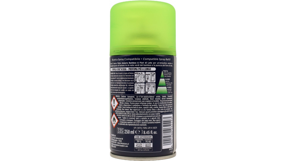 Felce Azzurra Aria di Casa bamboo e fiori di loto Spray ml.250