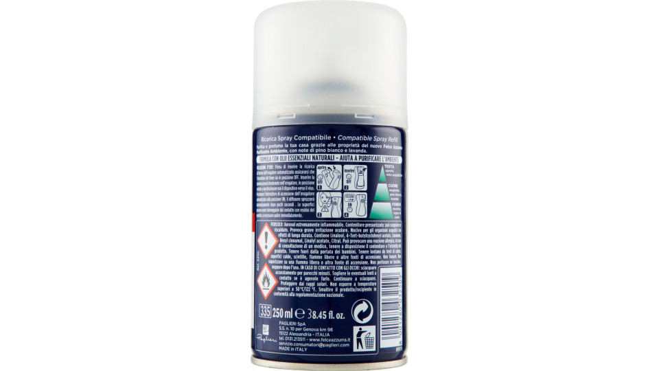 Felce Azzurra Purificante Ambiente Ricarica Spray Compatibile...