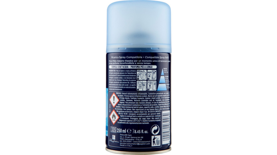 Felce Azzurra Aria di Casa Ricarica Spray Compatibile classico...